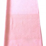 Baby Pink Paisley Pattern Design New High Quality Twill Weaved Solid Color Shawl Scarf a2008-431