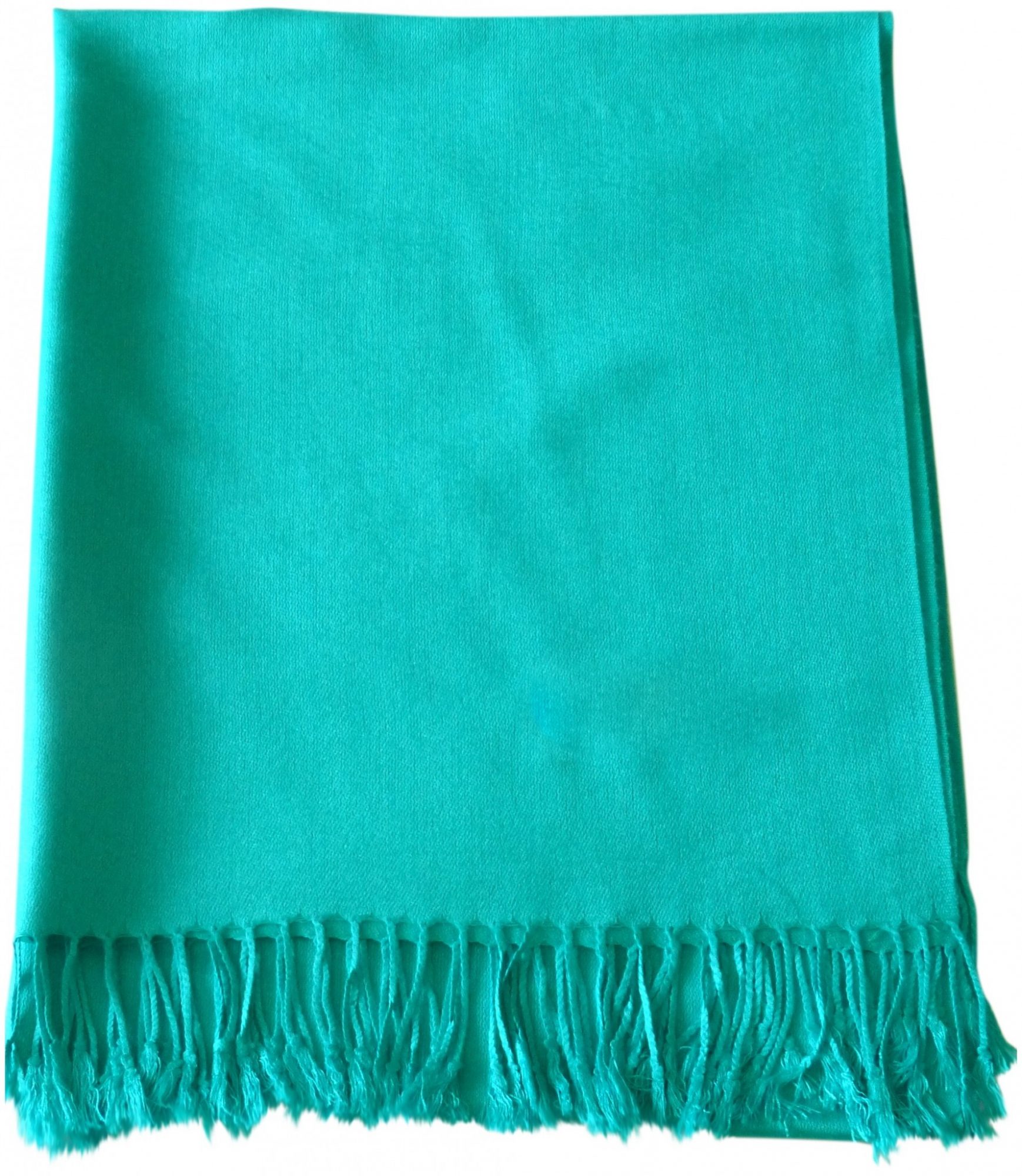 Blue Green Solid Color Design Pashmina Shawl Scarf Wrap Pashminas Shawls NEW a1010-359