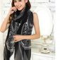 Black Large Size Fashion Govi Design Voile Pashmina Shawl Scarf Wrap (3 Colors) a1408-187