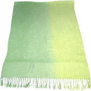 Green Two Tone Design Pashmina Shawl Scarf Wrap Pashminas Shawls NEW a3040-503