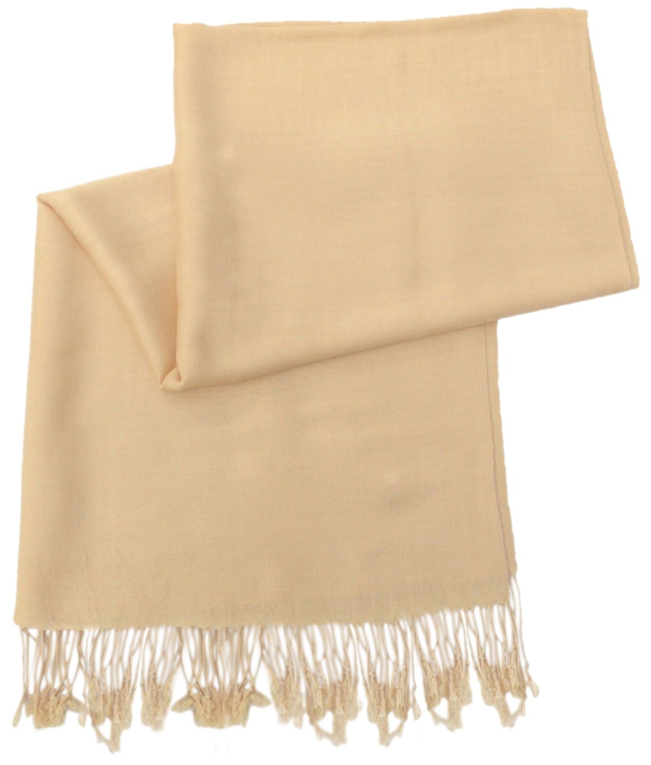 Rich Cream Solid Color Design Pashmina Shawl Scarf Wrap Pashminas Shawls Scarves Wraps NEW a1108-403