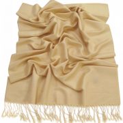 Rich Cream Solid Color Design Pashmina Shawl Scarf Wrap Pashminas Shawls Scarves Wraps NEW a1108-404