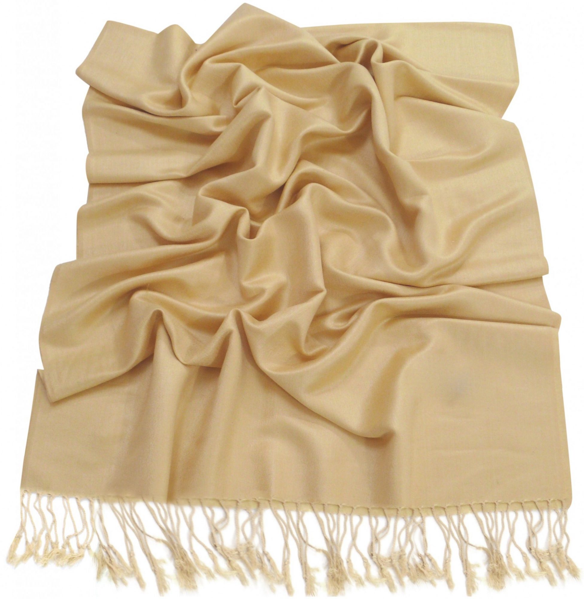 Rich Cream Solid Color Design Pashmina Shawl Scarf Wrap Pashminas Shawls Scarves Wraps NEW a1108-404