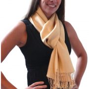 Rich Cream Solid Color Design Pashmina Shawl Scarf Wrap Pashminas Shawls Scarves Wraps NEW a1108-405