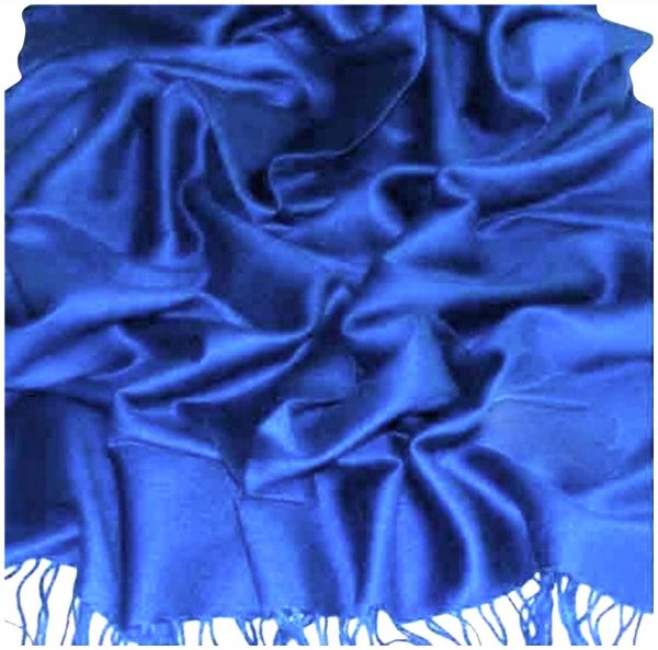 CJ Apparel Nepalese Pashmina Shawl - Handmade Acrylic Viscose Scarf Wrap In Solid Colors