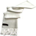 White Men’s Scarf 10 rb mn1120