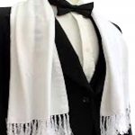 White Men’s Scarf 2 rb mn1120 rej because manekin