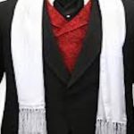 White Men’s Scarf 6 rb mn1120