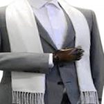 White Men’s Scarf 7 rb mn1120