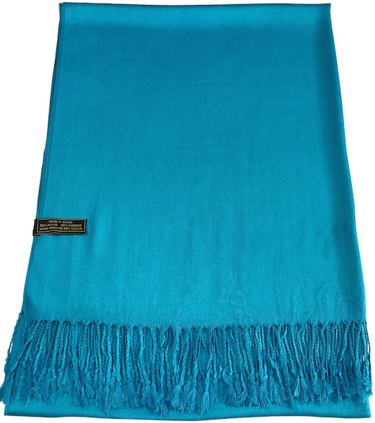 Navy Blue Thick Solid Color Design Cotton Blend Shawl Pashmina CJ Apparel *NEW*