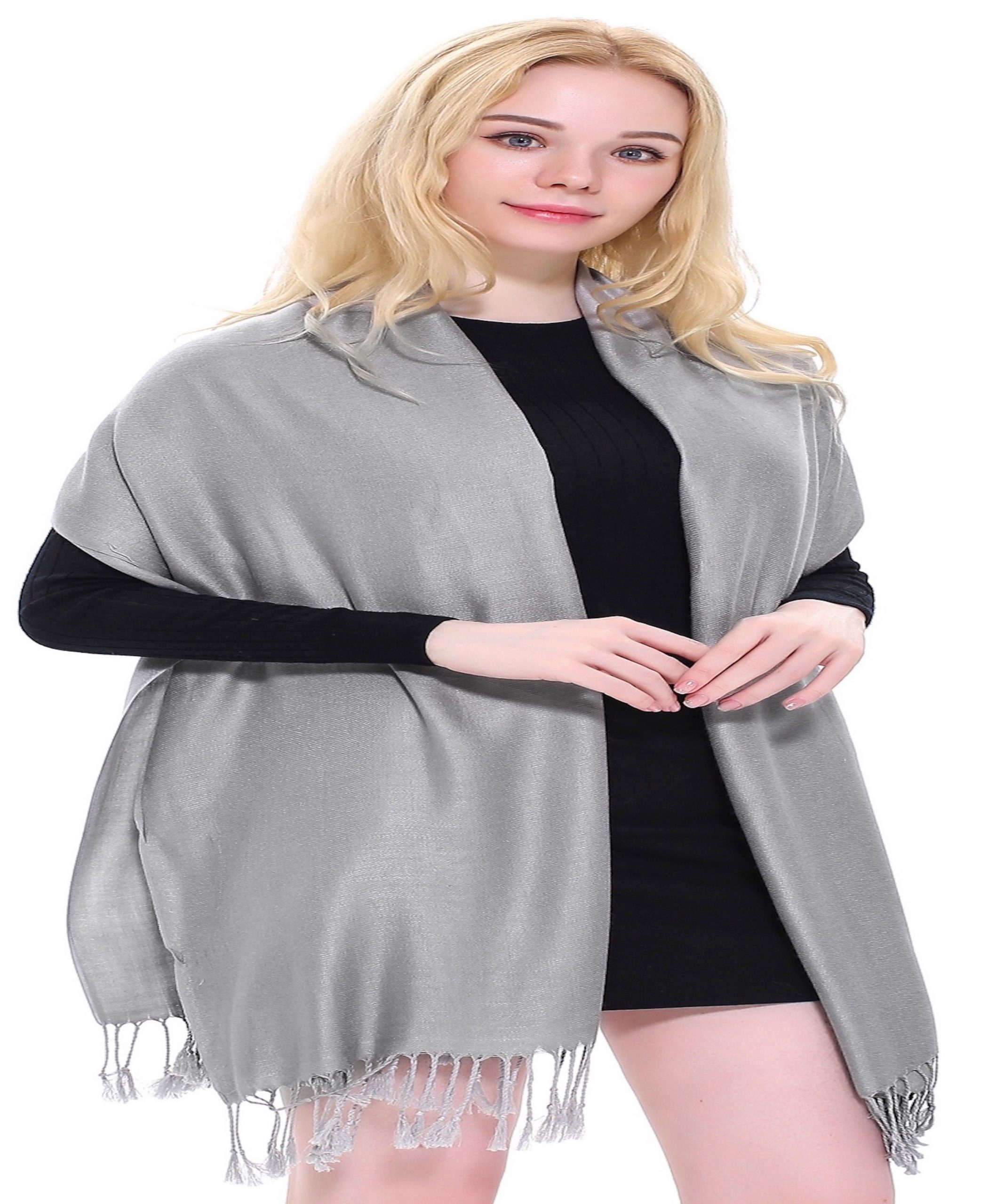 CJ Apparel - Chal Pashmina , Más De 60 Colores, Nuevo, Aguacate Verde, One Size