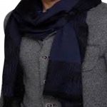 Dark Blue Mens Scarf 10 MH#90D mn1030