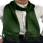 Dark Green Men’s Scarf 2 MH#17-D mn1036